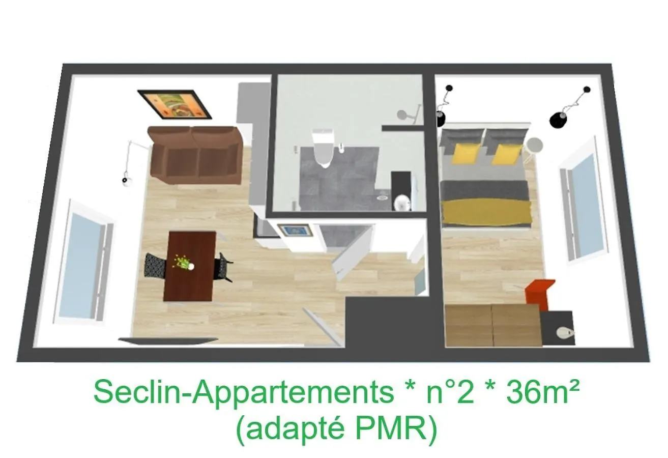 Appart'Hotel - Seclin-Appartements